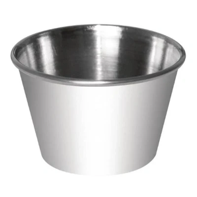 Image de Pot à sauce inox 230 ml Olympia x 12 Acier inoxydable x60mm