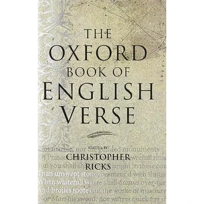 Afbeelding van Oxford Book Of English Verse