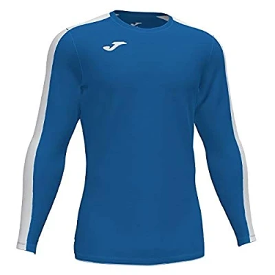 Afbeelding van Joma Academy heren T shirt, lange mouwen, koningsblauw/wit
