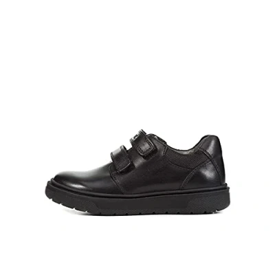 Afbeelding van Geox J Riddock Boy H, schooluniform schoen jongens, zwart.