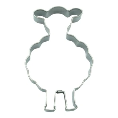 Afbeelding van BekkiB 7153 Koekjessnijder schaap, afmetingen: 6,5 x 4,5 cm, uitsteekvorm van roestvrij staal, vaatwasmachinebestendig