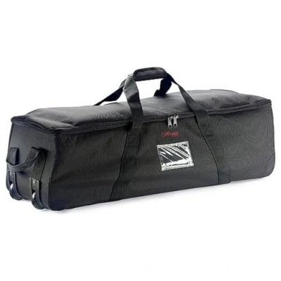 Afbeelding van Stagg PSB 38/T standaard hardware tas met wielen, zwart