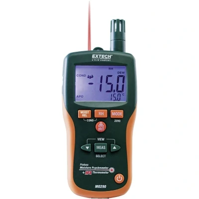 Afbeelding van Extech MO290 EU Luchtvochtigheidsmeter (hygrometer) 0 % Hrel 99 Dauwpunt/schimmel waarschuwingsweergave