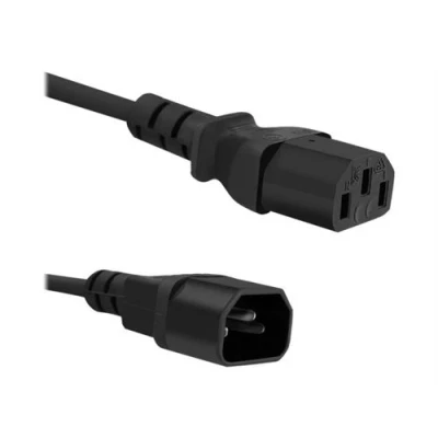 Image de Qoltec Câble d&#039;alimentation power IEC 60320 C13 pour C14 CA 250 V 10 A 3 m
