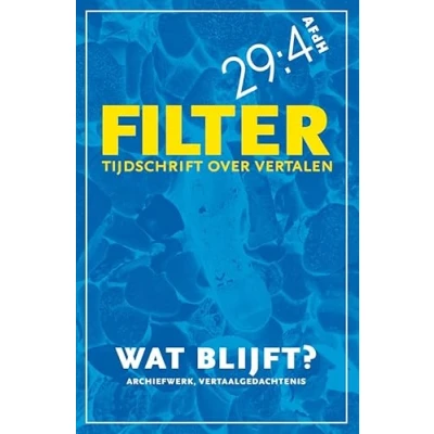 Afbeelding van Filter Tijdschrift over vertalen Wat blijft?