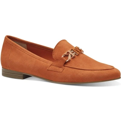 Afbeelding van Marco Tozzi by Guido Maria Kretschmer Instappers, Dames, Maat: 36, Orange Leer