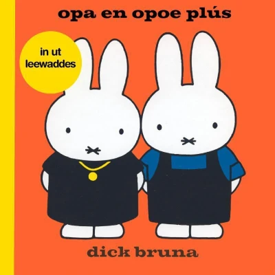 Afbeelding van opa en opoe plús in ut Leewaddes