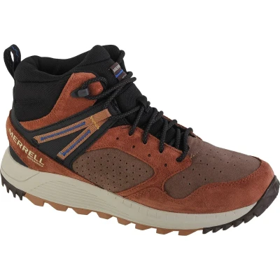 Afbeelding van Merrell Wildwood Mid Wp Heren Wandelschoenen (Maat 46) Bruin Waterproof J067299