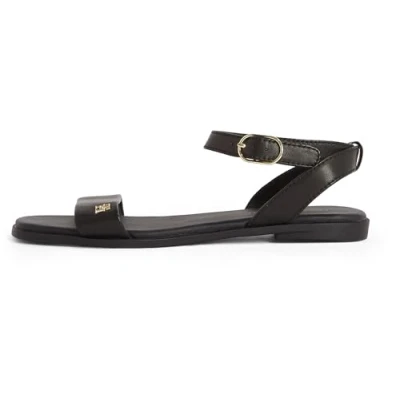 Afbeelding van Tommy Hilfiger Sandalen, Dames, Maat: 37, Black Leer