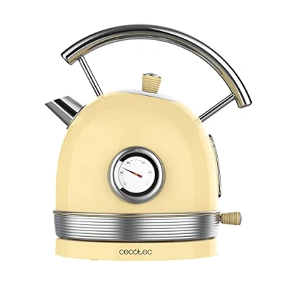 Afbeelding van Waterkoker Cecotec Thermosense 420 Vintage Light Yellow 2200 W 1,8 L