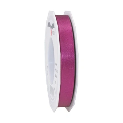 Image de PRÄSENT C.E. Pattberg ruban cadeau en satin violet 27 m de long pour emballer des cadeaux, 1,5 cm large, décoration et artisanat, décoratif toutes les occasions