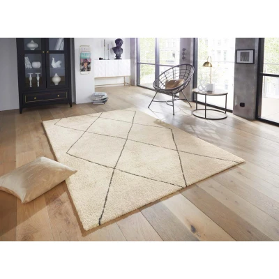 Afbeelding van Vloerkleed Massy 80x150cm Creme Artistiek 123vloerkleed.nl is de online webshop voor vloerkleden en woonaccessoires.