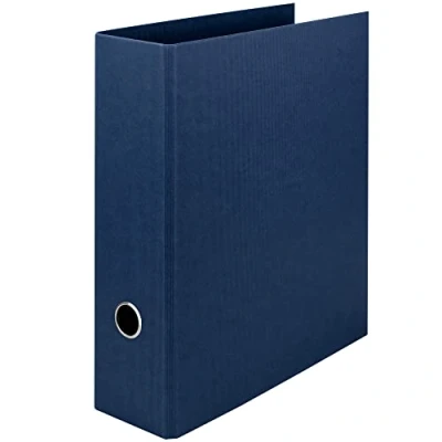 Afbeelding van Rössler 1317452900 S.O.H.O. ordner DIN A4 met hefboommechanisme, rugbreedte 85 mm, marineblauw, 1 stuk