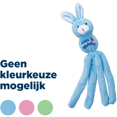 Afbeelding van Kong Speeltje Wubba Bunny Kattenspeelgoed 20 cm Assorti