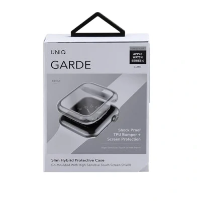 Afbeelding van UNIQ Garde Apple Watch Series 7/8 45 mm kast. transparant/helder
