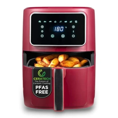 Afbeelding van Bergner Airfryer 6.9 l 1800 W Rood