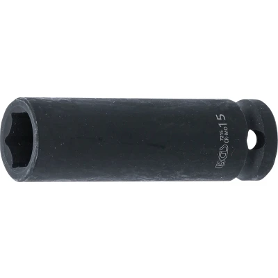 Afbeelding van BGS Kracht dopsleuteldop zeskant, diep 1/2&quot; 15 mm
