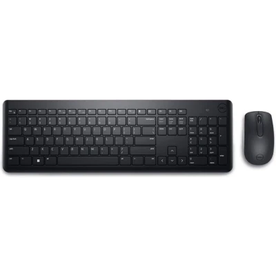 Afbeelding van DELL KM3322W toetsenbord Inclusief muis RF Draadloos QWERTY US International Zwart