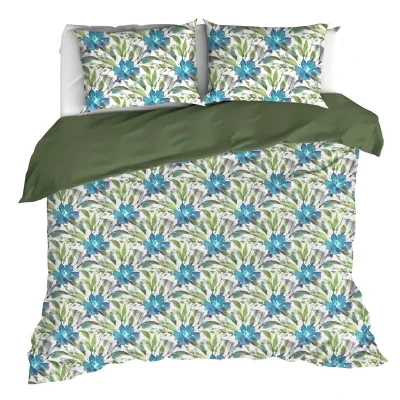 Afbeelding van De Witte Lietaer Bellflower Dekbedovertrek Extra breed 260x200/240 cm Eden