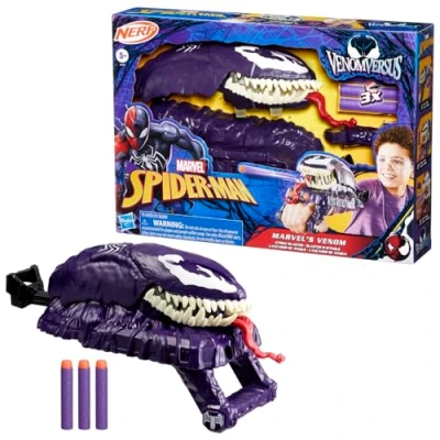 Image de Jeu de tir Spider Man Blaster d&#039;attaque Marvel’s Venom Versus