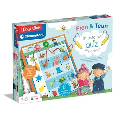 Afbeelding van Clementoni Education Fien en Teun Interactieve Quiz Educatief Interactief Speelgoed Het Leerzame Cadeautje 3 5 jaar