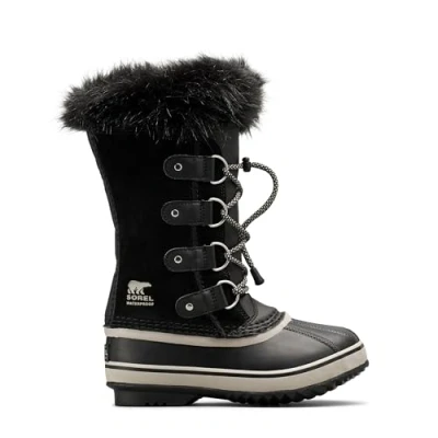 Afbeelding van Sorel Youth JOAN OF Arctic WP Unisex Snowboots voor kinderen, Maat: 32, Black/dove Leer/ synthetisch