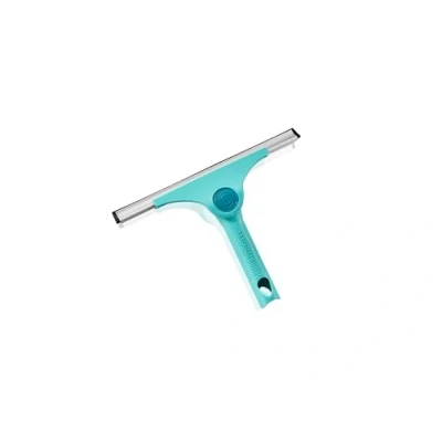 Image de Leifheit Raclette de douche Window Slider M Largeur balai : 28 cm avec articulation mobile Compatible système Click Extracteur pour douche, fenêtre et miroir