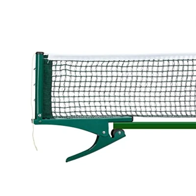 Afbeelding van relaxdays tafeltennisnet van polyethyleen met clips waterafstotend groen