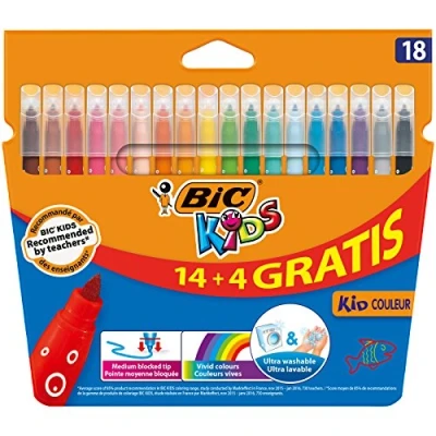 Afbeelding van Bic Kids Colour viltstiften 18 stuks