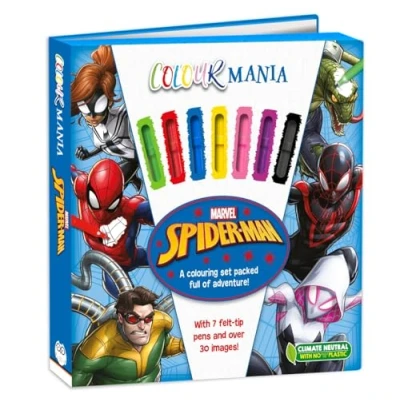 Afbeelding van Colouring Book and Felt tip Pens Marvel Spider Man: Colourmania