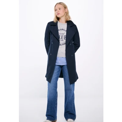 Afbeelding van Springfield Trenchcoat, Dames, Maat: 32, Blue