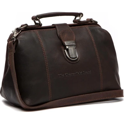 Afbeelding van The Chesterfield Brand Leren Schoudertas Bruin Rachael