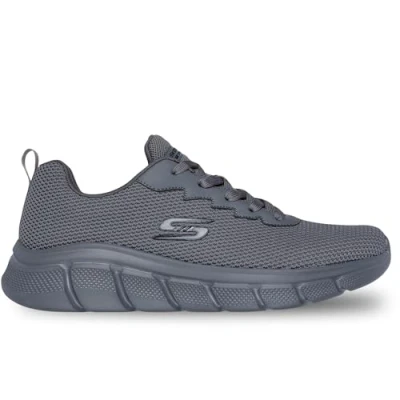 Afbeelding van Skechers Bobs B Flex Chill Edge Sneakers voor heren, grijs.