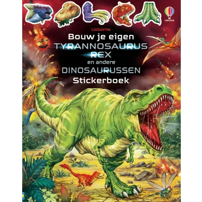Afbeelding van Bouw je eigen stickerboek 1 Tyrannosaurus rex en andere dinosaurussen