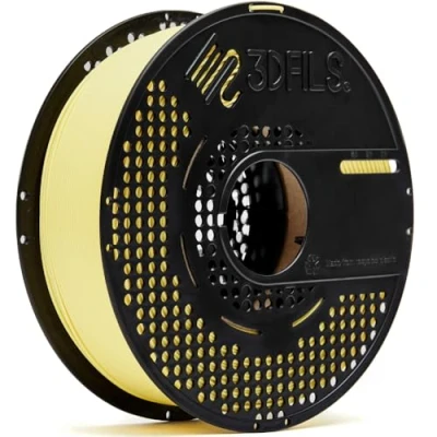 Afbeelding van 3DFILS PLA filament voor 3D printen Neat Winding esfil Max: 1,75 mm, 1 kg, bananengeel