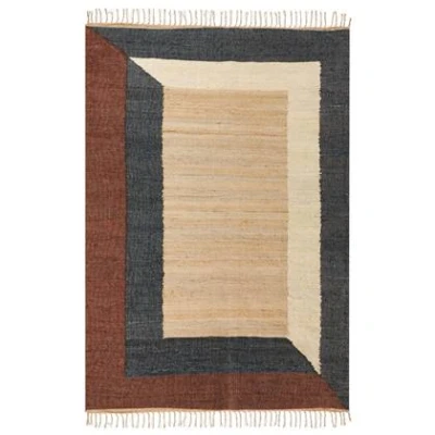 Afbeelding van ORTAKOY Laagpolig vloerkleed Meerkleurig 200 x 300 cm Jute