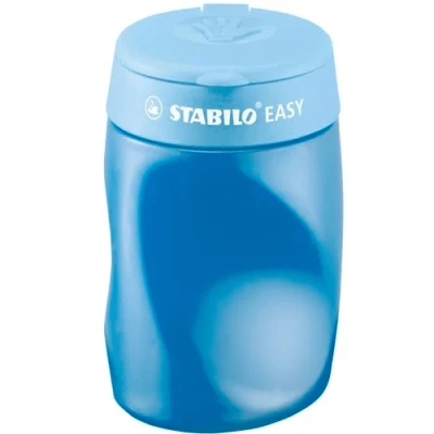 Afbeelding van Puntenslijper STABILO Easy 4501 3 in 1 linkshandig blauw