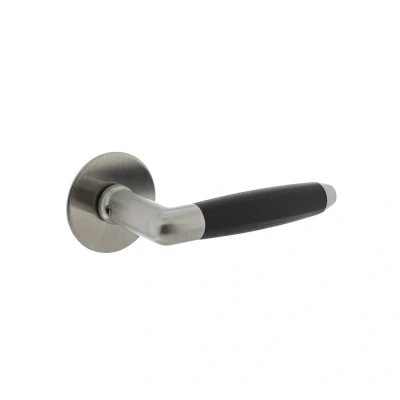 Afbeelding van Intersteel Deurkruk Combinatie met zelfklevend rozet ø55x2 mm rvs geborsteld