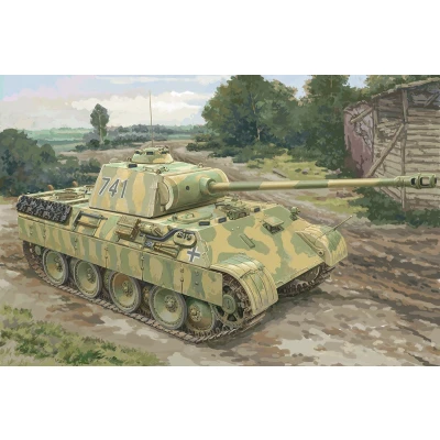 Afbeelding van 1:48 HobbyBoss 84830 German Sd.Kfz. 171 Pz.Kpfw. V Panther Ausf. A Plastic Modelbouwpakket