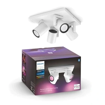 Afbeelding van Philips Hue Argenta opbouwspot wit en gekleurd licht 4 spots
