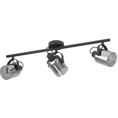 Afbeelding van EGLO Berregas Spot E27 77,5 cm Zwart/Grijs