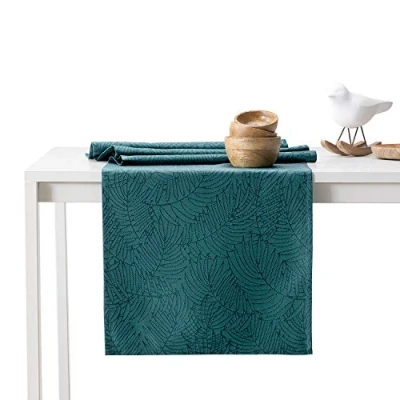 Afbeelding van AmeliaHome Tafelloper, lotuseffect waterafstotend, 40 x 120 cm