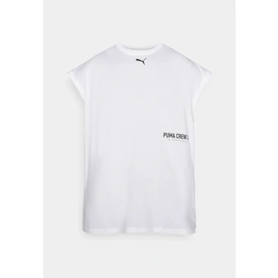 Afbeelding van Puma Graphic Cutoff TANK Tshirt print, Heren, Maat: Large, Black