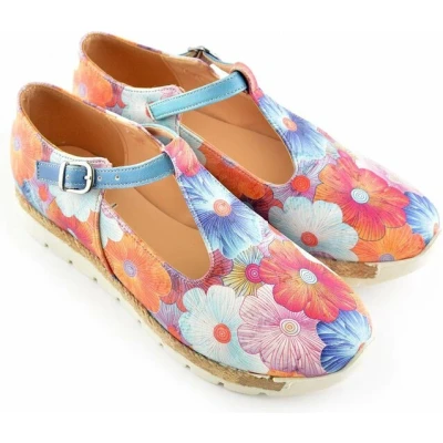 Afbeelding van GOBY Colored Begonia Sneakers Schoenen Hoge kwaliteit Handmade Maat 40