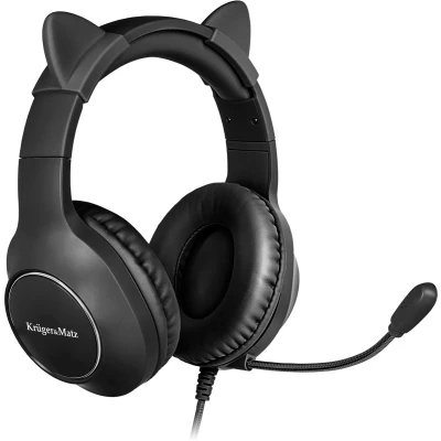 Afbeelding van Krüger&amp;Matz KM0659 Krüger &amp; Matz gaming hoofdtelefoon voor kinderen, zwart