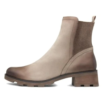 Afbeelding van Caprice Dames 9 25227 41 halfhoge laarzen voor dames, Mud Nubuc