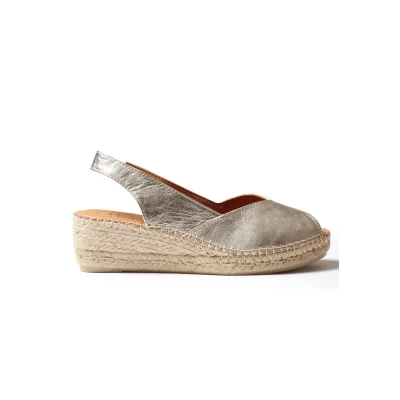 Afbeelding van Toni Pons Bernia Peeptoes, Dames, Maat: 40, Platinum Leer