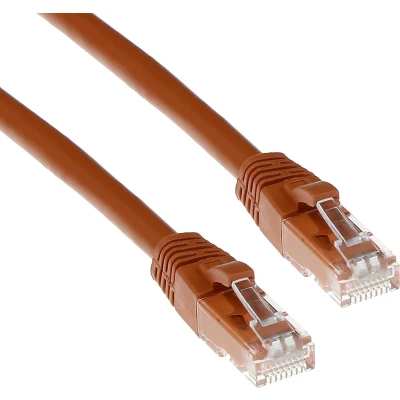 Afbeelding van ACT IS1610 U/UTP CAT6 Patchkabel Snagless Bruin 10 meter