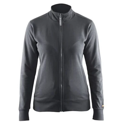 Image de Sweat zippé femme gris foncé