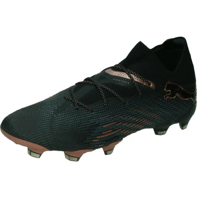 Afbeelding van Puma Future Ultimate FG/AG Voetbalschoenen met kunststof noppen, Heren, Maat: 44.5, Black/copper rose Textiel/ synthetisch
